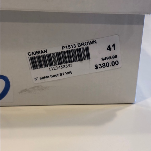 Caiman 3" boot - Leather - Brown - Hand painted - Picture 5 of 6